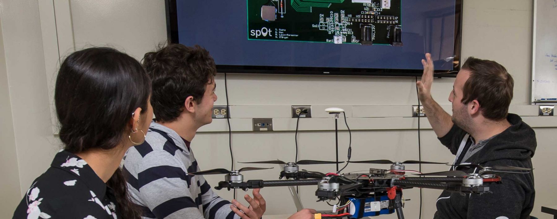 photo of external flight group in the lab