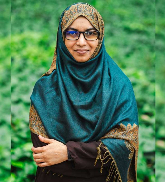 photo of shaila on campus