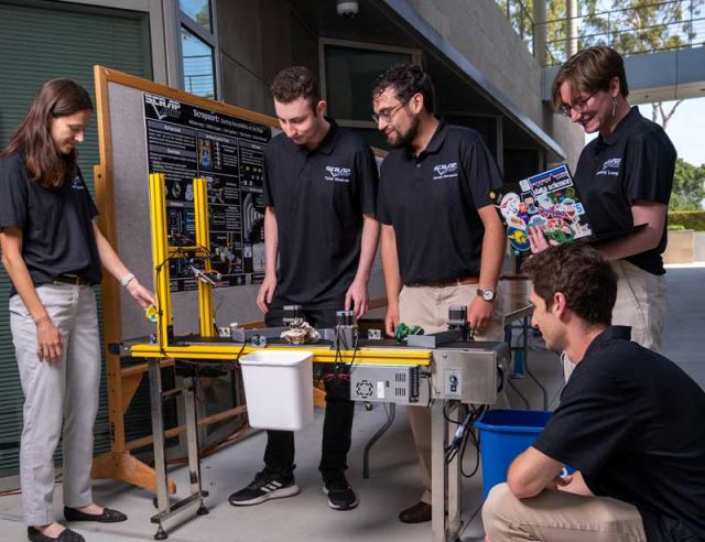 photo student group at Capstone presentations
