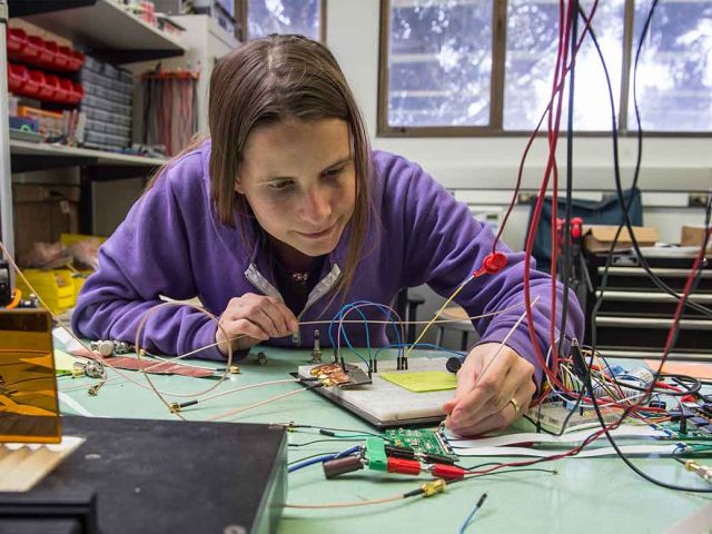 photo of carrie segal in the Brewer Lab