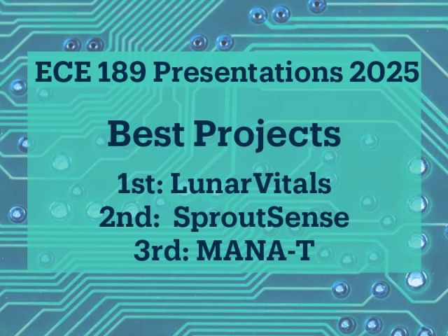 2025 Best Sr. Projects (ECE 189)